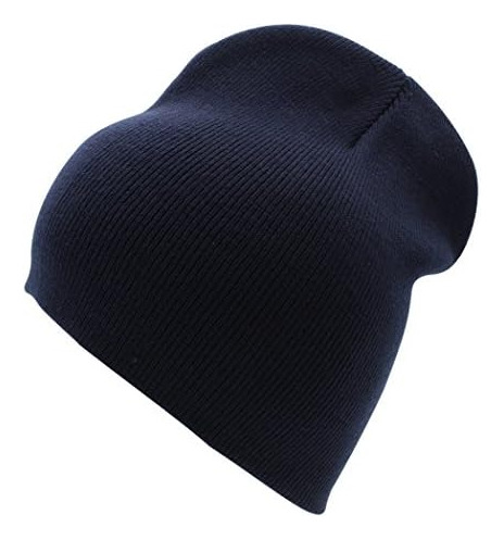 Top Level 8.5 Plain Beanie Skull Cap | Sombrero De Punto Uni