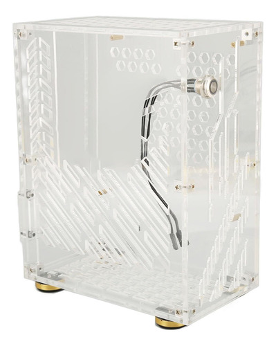 Case De Pc Itx, 4.3l Mini Caja De Computadora Itx Con Enfria