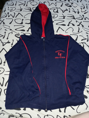 Uniforme Campera Escolar Gimnasia Esba Flores