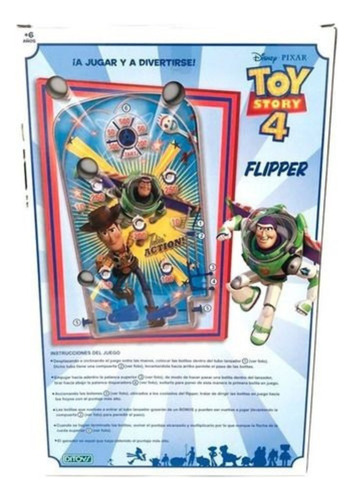Flipper Grande De Mesa Toy Story 4 Original Ditoys