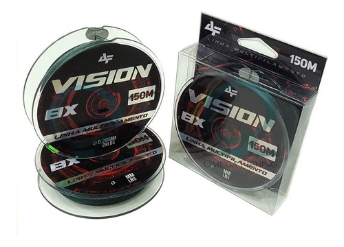 Linha Multifilamento Vision X8 Albatroz Fishing 150m