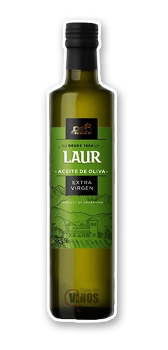 Aceite De Oliva Extra Virgen Laur 1 Litro Vidrio