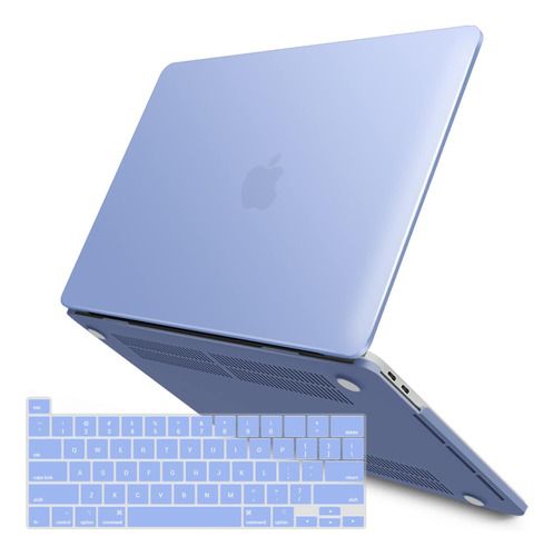 Funda Ibenzer Para Macbook Pro 13 M2 + C/teclado Lila3