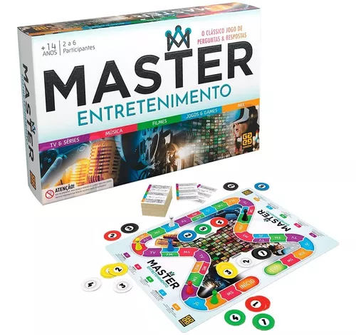 Jogo Master Entretenimento Tabuleiro 1900 Perguntas Idade14+