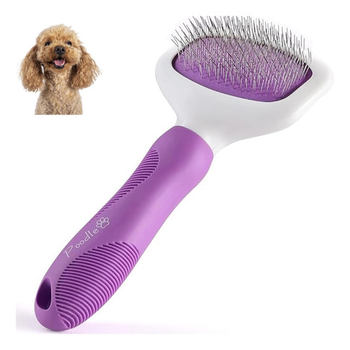 Poodle Pet Slicker Brush Para Perros, Gatos, Conejos  Cepil