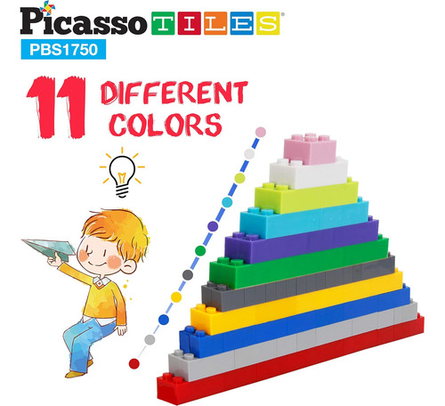 Picassotiles Juego Combinado De Ladrillo De Constructucción