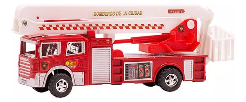 Camion Bombero A Friccion Faydi 624-0044 Color Rojo
