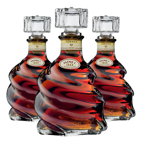 Pack De 3 Brandy Esp. Torres Jaime I 700ml