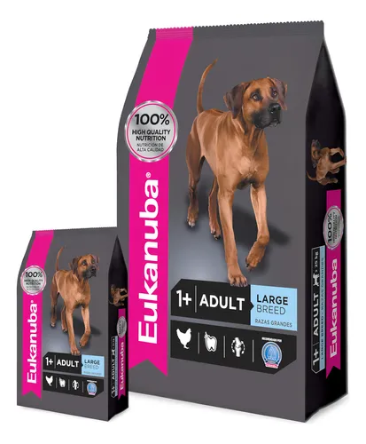 Alimento Eukanuba Adult para perro adulto de raza grande sabor mix en bolsa de 18kg