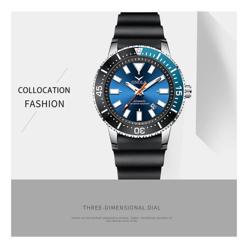 Reloj Mecánico Onola Luminous Con Calendario Analógico