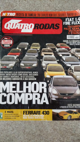 Quatro Rodas Junho 2005. Melhor Compra Fire 1.4 Ferrari Fiat