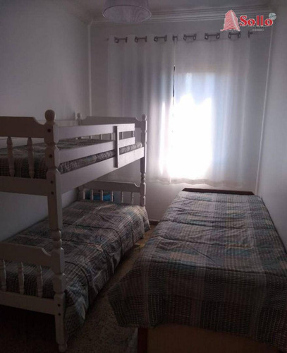 Imagem 9 de 13 de Edifício Arkansas Apartamento Com 3 Dormitórios À Venda, 106 M² Por R$ 415.000 - Caiçara - Praia Grande/sp - Ap0705