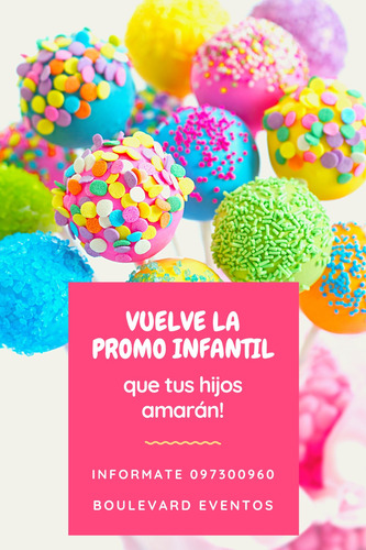 Imagen 1 de 10 de Cumpleaños Infantiles Fiestas Niños Primer Añito