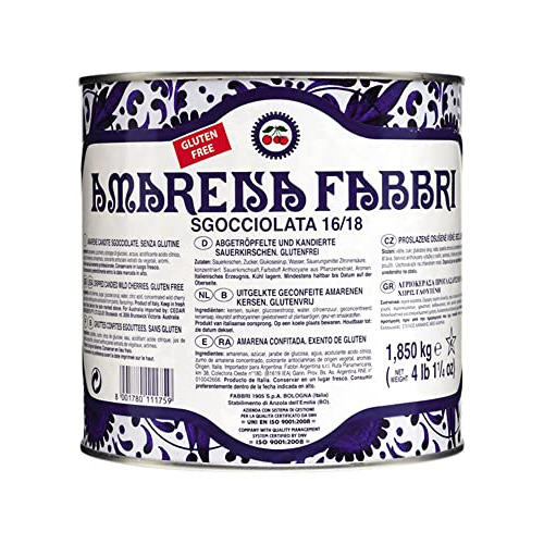 Cerezas Amarena Fabbri Deshuesadas, 4 Lbs