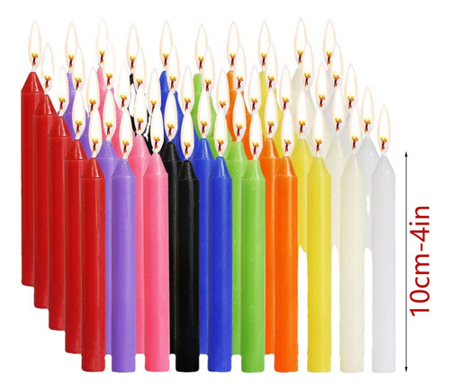Set De Velas Cónicas Con Forma De Minicillón Ritual S, Sin P