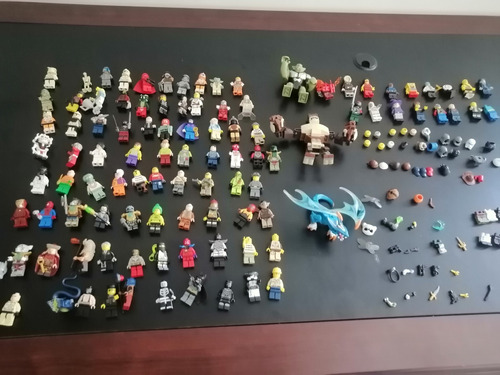 Lego Star Wars Minifiguras Marvel Ninjago City Hobbit  Azul 