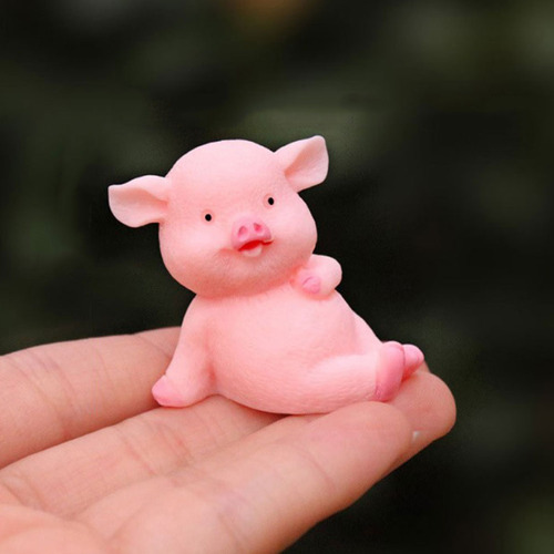 8 Peças De Porquinhos Em Miniatura, Modelos, Decorações, Bol