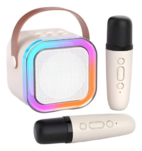 Mini Parlante Karaoke Bluetooth Para Niños Con Micrófono