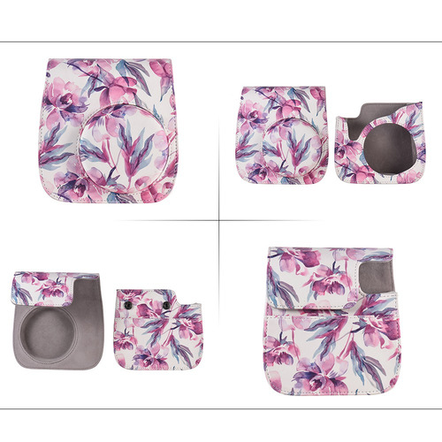 Andoer Pu Camera Case Bag Para Fujifilm Instax Mini 9/8 + /