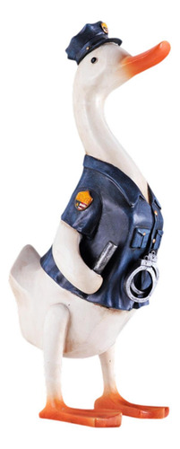 Estatuilla De Resina Escultura Animal Repisa Azul