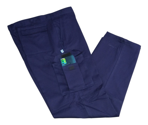 Imagen 6 de 8 de Pantalón Cargo Reforzado Con Bolsillo Porta Celular Ombu