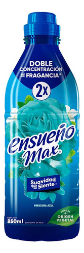 Ensueño Suavizante De Telas Max Frescura Azul 850ml