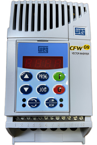 Inversor De Freqüência Cfw08-1cv Entrada 220v-saída 220v