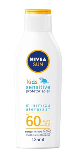 Protector Solar Nivea Kids Fps 60 X 125 - mL a $496