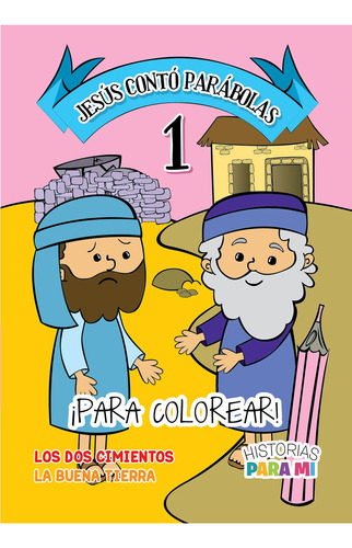 Jesús Contó Parábolas · Para Colorear · Pack X 4