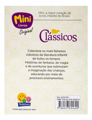 Mini - Clássicos: Pequeno Polegar, O, de Marques, Cristina. Editorial Todolivro Distribuidora Ltda. em português, 2016
