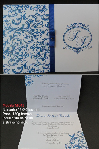 Imagem 10 de 10 de Convite De Casamento Barato (75un)+180 Individuais