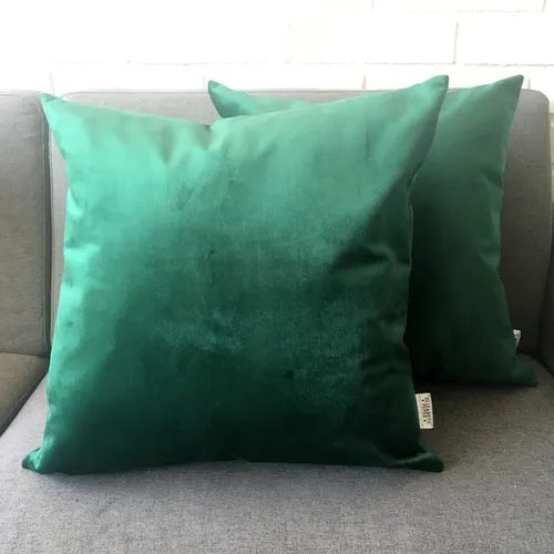 Funda Cojín Decorativo Diseño Suave Verde 45x45