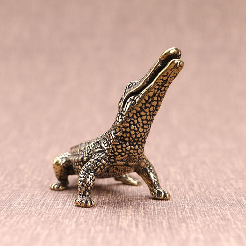 Estatuilla De De Latón, Miniartes Portátiles Para