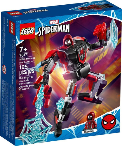 Lego® Avengers - Armadura Robótica De Miles Morales (76171) Cantidad de piezas 125