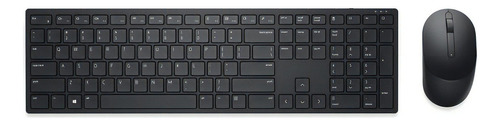 Kit De Teclado Y Mouse Dell Km5221w Inalámbrico Usb Negro