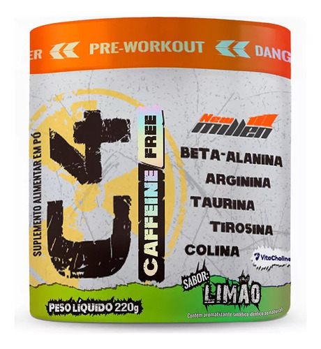C4 Caffeine Free 220g - New Millen (pré Treino Sem Cafeína) Sabor Limão