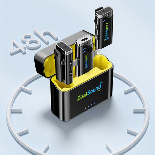 Micrófono Zealsound Inalámbrico Lightning Tipo C Universal
