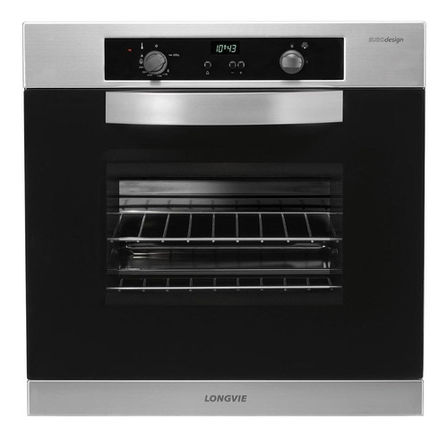 Horno empotrable a gas con grill eléctrico Longvie Eurodesign H5500 68.5L acero inoxidable 220V