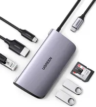 Comprar Ugreen Hub 7 En 1 Usb-c A Hdmi 4k Ethernet Usb 3.0 Sd- 50852