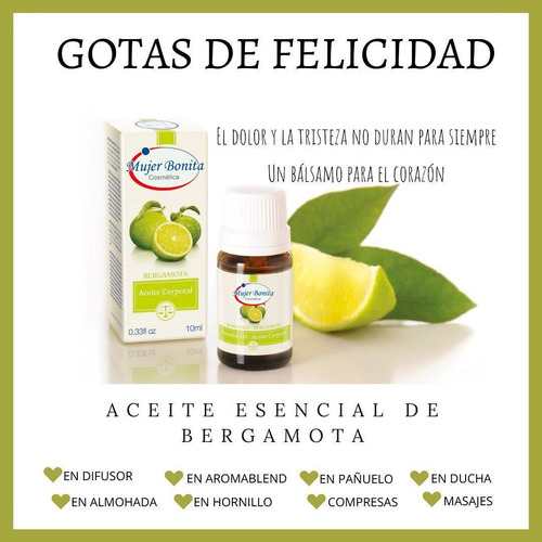 Imagen 2 de 2 de Just Aceite Esencial Bergamota 5 Ml