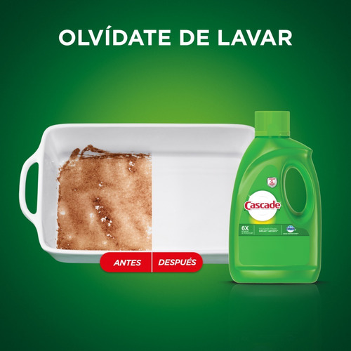 Imagen 4 de 7 de Lavavajillas En Gel Cascade Aroma Fresh 2,12 Kg