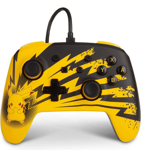 Controle Power-a Com Fio para Switch Modelo Pikachu Amarelo