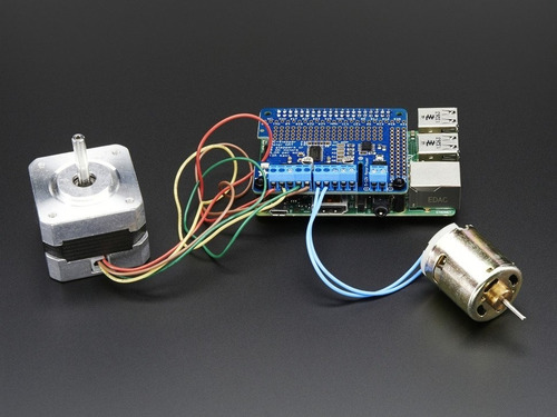 Imagen 3 de 5 de Adafruit Raspberry Pi Dc & Stepper Motor Hat