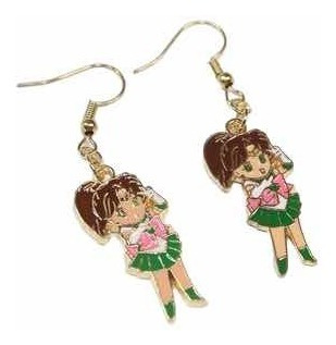 Aretes Sailor Moon (sailor Jupiter) Set