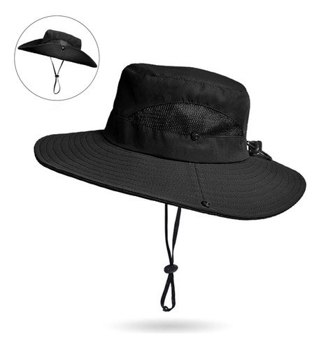 Sombrero Con Ala Ancha Protección Solar Transpirable Unisex