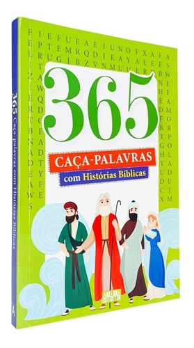 Livro Infantil Com 365 Caça Palavras Com Histórias Bíblicas
