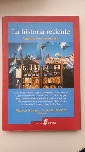 Imagen 1 de 2 de Historia Reciente Argentina En Democracia Novaro Palermo