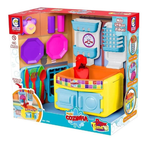 Mini Cozinha Infantil Play Time Sai Agua Cotiplas 2486