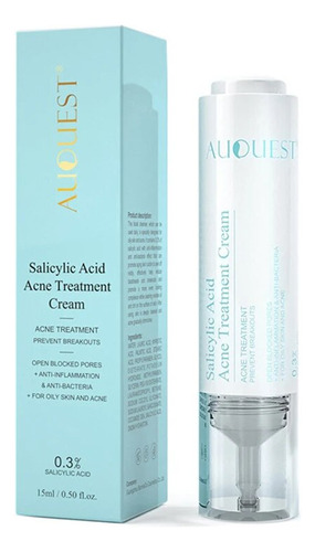 Crema Ácida Facial Auquest, 15 Ml, Tratamiento Salicílico Pa