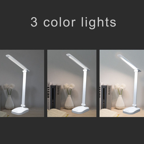 Lámpara De Mesa Led De Protección Ocular Plegable, 3 Luces D